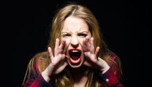 Woman Yelling